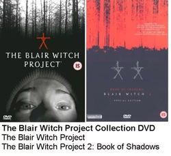 THE BLAIR WITCH PROJECT MOVIE FILM COLLECTION DVD Part 1 2 BOOK OF SHADOWS Region 2 Brand New