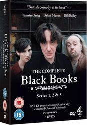 BLACK BOOKS COMPLETE SERIES 1-3 DVD BOX SET COLLECTION Season 1 2 3 Release Region 2 Brand New