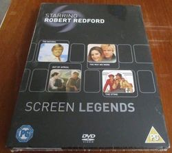 Robert Redford Screen Legends Film Collection Out Of Africa etc Boxset 4 DVD Region 2 Brand New