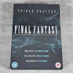 Final Fantasy Triple Feature DVD Box Set - Spirits Advent Kingsglaive Region 2 Brand New