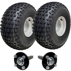 22x11.00-8 Knobby ATV Quad Trailer Kit Hjul, 40x40 axlar Lastkapacitet 310 kg