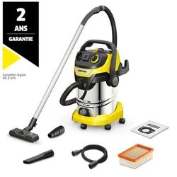 KARCHER WD 6 PS V-30/8/35/T våt- och torrdammsugare - 30 L tank i rostfritt stål - 1300W (portabelt eluttag och blåsfunktion)