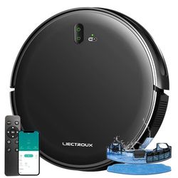 Robotdammsugare - LIECTROUX - L200 - Vatten- och dammsugning - Autonomi 120 min - Anslut IoT