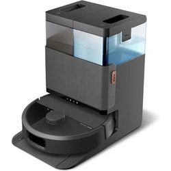 iRobot Roomba Plus 505 Black - Multifunktionsbas - Tvätt och varmluftstorkning av våtservetter - PrecisionVision AI
