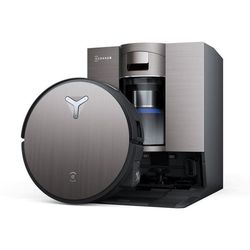 ECOVACS X11 OMNICYCLONE - Påslös robotdammsugare och mopp - 19500 Pa - PowerBoost snabbladdning - Perfekt för husdjur - Antitrasselborste