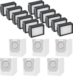 INF Støvsugerfiltre (12 stk.) og støvsugerposer (6 stk.) iRobot Roomba i3/i3+/i4/i4+/i6/i6+/i7/ i7+/j7