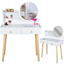 SCANDI toiletbord med spejl, skandinavisk kosmetik