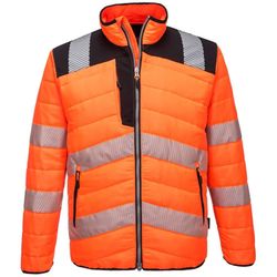 Portwest Mens PW3 Hi-Vis Safety Padded Jacket
