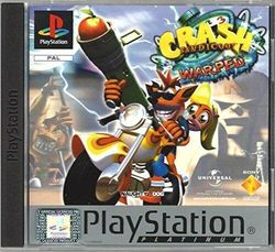 PS1 - Crash Bandicoot 3 Warped - Platinum - [PAL EU - MULTILANGU… - Game K8VG Pre-Owned