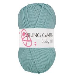 Baby Ull Garn Merinoull 50 g Ljus petrol 373 Viking Garn