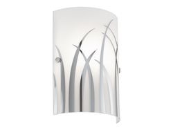 Eglo Rivato - Vegglampe - 1 sokkel - E14 - hvit, krom