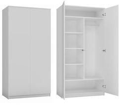 Malwa garderobe SD-90 HVID