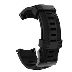INF Klokkereim til Suunto Spartan Sport Wrist HR/9 Baro/9/D5/7 (24 mm) silikon Sort Model 2 02
