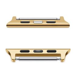 Apple Watch Adapter Connector 24mm klokkearmbånd gull 42/44/45