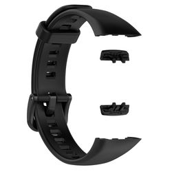 INF Elastisk og behagelig klokkereim Sort Huawei Band 6 / Band 6 Pro, Honor Band 7 / Band 6