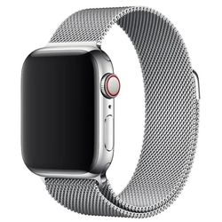 Milanese Loop Rem til Apple Watch 38-41mm - SØLV