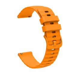 INF Klockarmband silikon Orange 22 mm Samsung Galaxy Watch 3 45 mm/Gear S3 Classic, Huawei watch GT Runner/GT2 Pro, Huami amazfit GTR 3, Garmin Venu 2