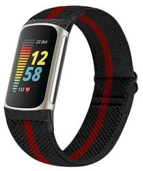 INF Utskifting av klokkebånd for Fitbit Charge 5/6 Svart+rød