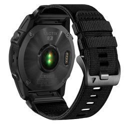 INF Hurtigutløser nylon klokkereim for Garmin Fenix 5X 6X 7X Tactix 7 Pro