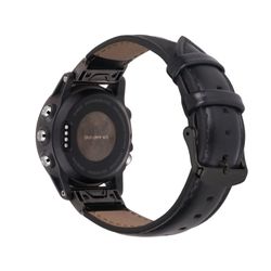 INF Klokkereim i ekte lær til Garmin Fenix 7S/6S/5S - Hurtigutløser