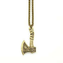 Viking Odin axe varg & korps slaviska halsband & hänge