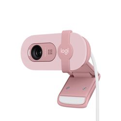 Logitech® | BRIO 100 - Webkamera - Full HD - 1920 x 1080 - innbygget mikrofon - USB-C - Rose