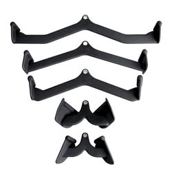 PH Fitness Multigrepp Kabelhandtag Set 5 & 7 Delar med Valbart A-Frame Ställ – Cable Attachments för Latsdrag, Rodd & Styrketräning