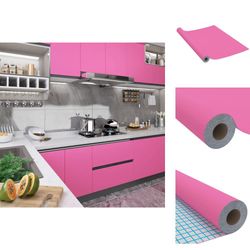 Vinduesfilm - Living selvklæbende folie til møbler 500x90 cm PVC pink højglans