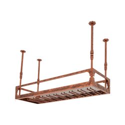 Vinhylla, Hållbar Järnkonstruktion, Takmonterad Design,Brons