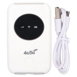 4G LTE USB WiFi-modeemi 300 Mbps lukitsematon 5G WiFi SIM-korttipaikka Sisäänrakennettu 3200MAh langaton kannettava WiFi-reititin