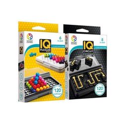 IQ Puzzler Pro + IQ Circuit - Logikspel - Barnpussel - Pedagogiska spel 8 år - Brädspel för barn - 240 utmaningar