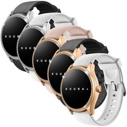 Kuura+ Smart Watch WS v2 - Svart/guld