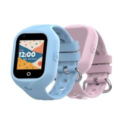 Celly Kidswatch 4G Reloj Smartwatch Para Niños 2 Correas Rosa och Azul