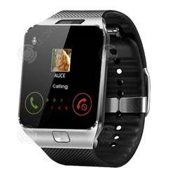 INN Smart Watch Dam Herr Sport 1,56 tum Silver Smart Phone Watch Smartwatch med Bluetooth Call SIM-kort