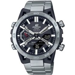 Klocka - CASIO - ECB-2000D-1AEF - 51mm - Silver - Bluetooth - Solar - Vattentät 10 barer