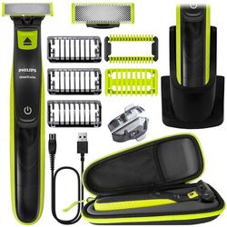 Ansikt- och kroppstrimmer - Philips - OneBlade QP2724 10 - Vattentålig uppladdningsbar med kompletta tillbehör