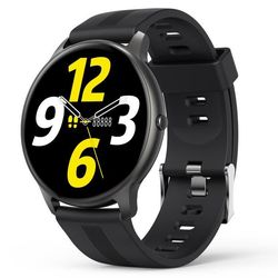 AGPTEK Smart Watch för män, Smartwatch Bluetooth 5.0 Sport Vattentätt IP68 Fitness Connected Armband för iOS och Android-svart