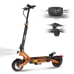RCB D7 PRO El-scooter för Vuxna med NFC – Motor 1600W, Fällbar, Däck 10’’, Batteri 48V 27Ah, 100-110 km Räckvidd