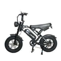 BAOLUJIE F2 Elcykel för vuxna, Motor 500 W, Batteri 48 V 13 Ah, Terrängdäck 16 tum