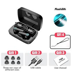 Bluetooth 5.1 TWS trådlösa hörlurar, True Sports Gaming Headset, 9D stereohörlurar med mikrofon för Iphone, [434C939]