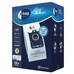 S-BAG CLAS E201SM LÅNG PRESTANDA x12 FÖR DAMSSUGAR ELECTROLUX - PHILIPS - AEG - VOLTA - TORNADO - NFH862789