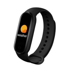 Smartwatch M6, aktivitetsmonitor, pulsmåler, skridttæller, vandtæt, bærbar, sort -BH3398