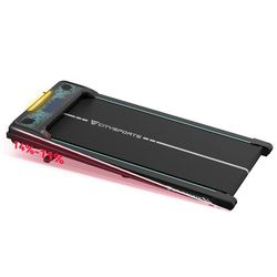 Inklinerad löpband 11%-12%-14%-Svart med grön-Vetenskap 1-6km/h-LED-Bluetooth
