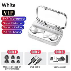 Trådlösa Bluetooth 5.0 TWS In-Ear-hörlurar, Headset för sport, löpning, support [5762B1F]
