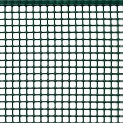 TENAX Plastnet Quadra 10 Grøn 1,00x50 m, Multifunktionelt Beskyttelsesnet til Altaner, Terrasser, Porte og Hegn