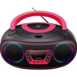 Bluetooth-högtalare - Denver - TCL-212BT - Rosa - Stereo - AUX, USB, CD