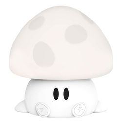 Barns Bluetooth Nattlampa 9W Musik Ljus Svamp BigBen Vit