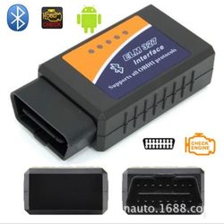 Diagnostiikkaliitin - ELM327 - OBD2 - Bluetooth - Yleinen - Musta