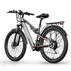 Elcykel - RANDRIDE - YG90A - 1000 W - Batteri 48V 17Ah - Fullfjädring - Hjul 27,5"