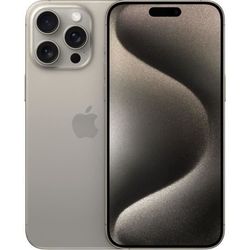 APPLE iPhone 15 Pro Max 512GB Natural Titanium (2023) - Begagnad - Mycket bra skick